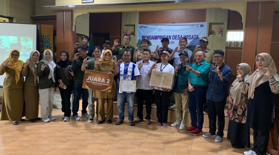 Hamparan Pesona Alam & Kreativitas Menjadikan Desa Wisata Gunungsari Raih Juara 2 di Lomba Desa Wisata Ciamis 2025
